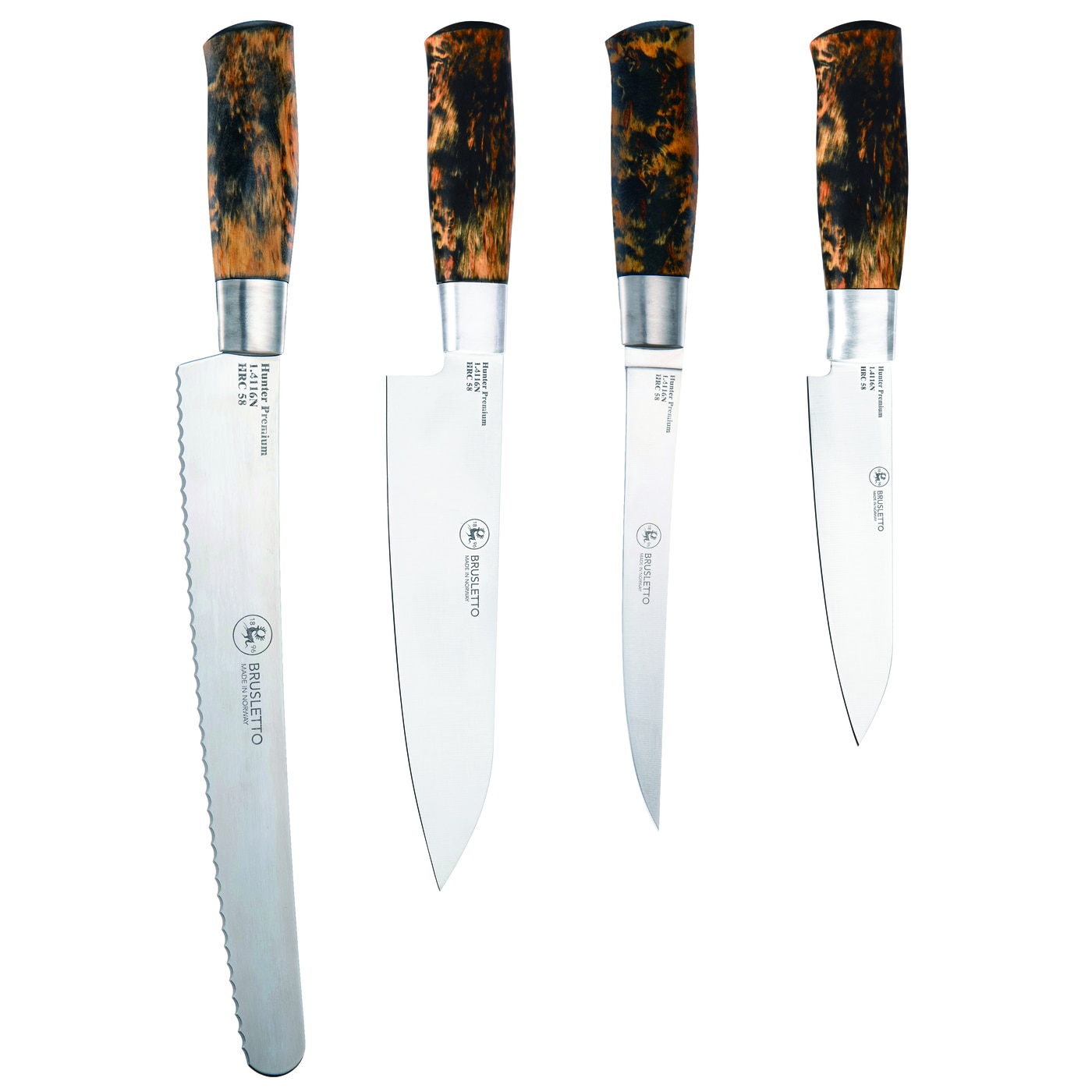 Hunter Premium Chef 4 Delers Knivsett